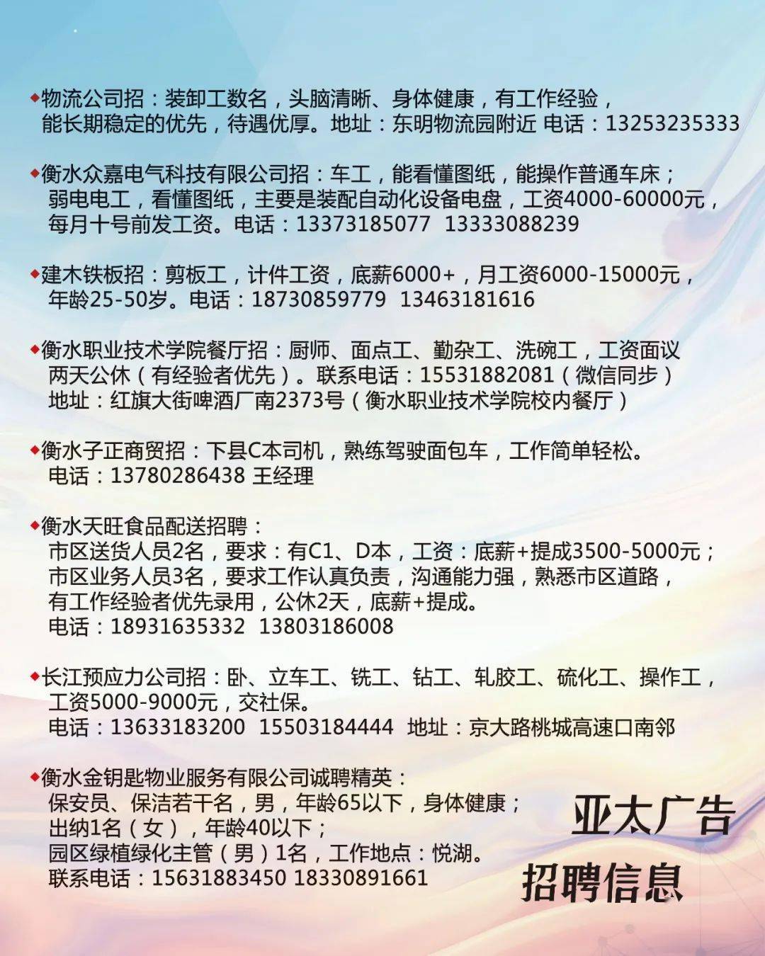 怒江招聘网最新招聘